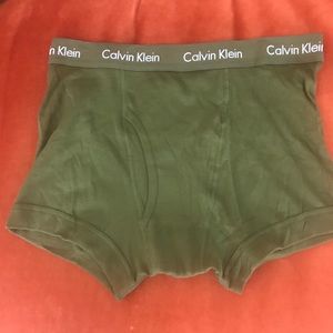 Calvin klein olive green underwear Clearance